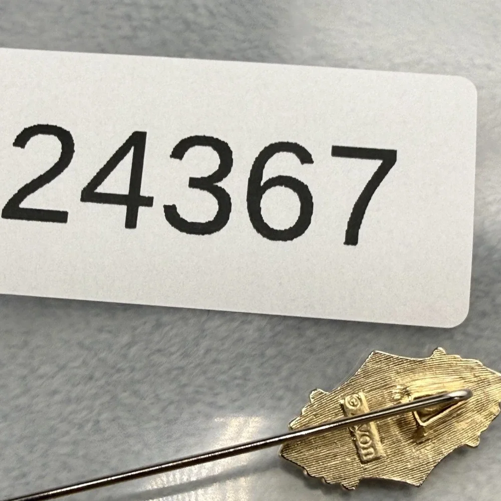 Vintage Avon Stick Pin Kensington Gold Tone - Picture 6 of 6